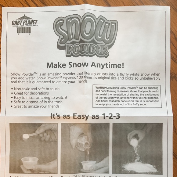 Artificial Snow ❄️ - Picture 2 of 3